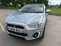USED 2017 66 MITSUBISHI ASX 1.6D ZC-H SUV 5dr Diesel Manual 4WD Euro 6 (s/s) (112 ps) REVERSE CAM, 12m MOT INCLUDED, USB