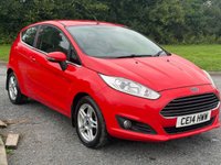 USED 2014 14 FORD FIESTA 1.25 Zetec Hatchback 3dr Petrol Manual Euro 5 (82 ps) 