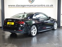 USED 2018 68 AUDI A5 1.4 TFSI S line Coupe 2dr Petrol S Tronic Euro 6 (s/s) (150 ps) BEAUTIFUL, HIGH QUALITY AUDI - COMES WITH A FULL SERVICE HISTORY + SATELLITE NAVIGATION + BLUETOOTH PHONE AND MEDIA CONNECTIVITY + IN CAR ENTERTAINMENT MEDIA DISPLAY + APPS CONTROL + AUTOMATIC LED HEADLIGHTS + DAB DIGITAL RADIO + THREE ZONE CLIMATE CONTROL + AIR CONDITIONING + KEYLESS START + ECO STOP/START SYSTEM + FRONT AND REAR PARKING SENSORS + 18 INCH ALLOY WHEELS + SELECTABLE DRIVING MODES + AUTOMATIC WIPERS WITH RAIN SENSOR + ELECTRIC WINDOWS + LED DAY TIME RUNNING LIGHTS
