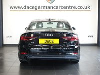 USED 2018 68 AUDI A5 1.4 TFSI S line Coupe 2dr Petrol S Tronic Euro 6 (s/s) (150 ps) BEAUTIFUL, HIGH QUALITY AUDI - COMES WITH A FULL SERVICE HISTORY + SATELLITE NAVIGATION + BLUETOOTH PHONE AND MEDIA CONNECTIVITY + IN CAR ENTERTAINMENT MEDIA DISPLAY + APPS CONTROL + AUTOMATIC LED HEADLIGHTS + DAB DIGITAL RADIO + THREE ZONE CLIMATE CONTROL + AIR CONDITIONING + KEYLESS START + ECO STOP/START SYSTEM + FRONT AND REAR PARKING SENSORS + 18 INCH ALLOY WHEELS + SELECTABLE DRIVING MODES + AUTOMATIC WIPERS WITH RAIN SENSOR + ELECTRIC WINDOWS + LED DAY TIME RUNNING LIGHTS