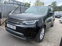 USED 2018 68 LAND ROVER DISCOVERY 3.0 SD V6 SE SUV 5dr Diesel Auto 4WD Euro 6 (s/s) (306 ps) 7 SEATER. AUTOMATIC. STUNNING. SAT NAV. 19 INCH ALLOYS. FULL LEATHER.
