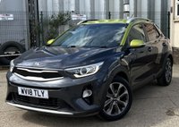 USED 2018 18 KIA STONIC 1.6 CRDi First Edition SUV 5dr Diesel Manual Euro 6 (s/s) (108 bhp) - APPLE CAR PLAY - SAT NAV - PART LEATHER - HEATED SEATS & STEERING - REVERSE CAMERA - P/SENSORS - CRUISE