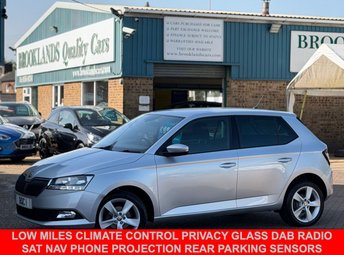 2019 SKODA FABIA 1.0 TSI SE L Hatchback 5 Door Brilliant Silver Petrol Manual Euro 6 (s/s) (95 ps) &pound;9995.00