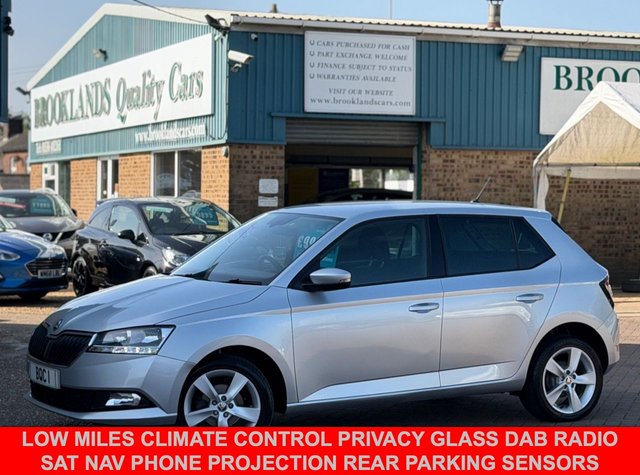 View our Skoda Fabia 1.0 TSI SE L Hatchback 5 Door Brilliant Silver Petrol Manual Euro 6 (s/s) (95 ps)