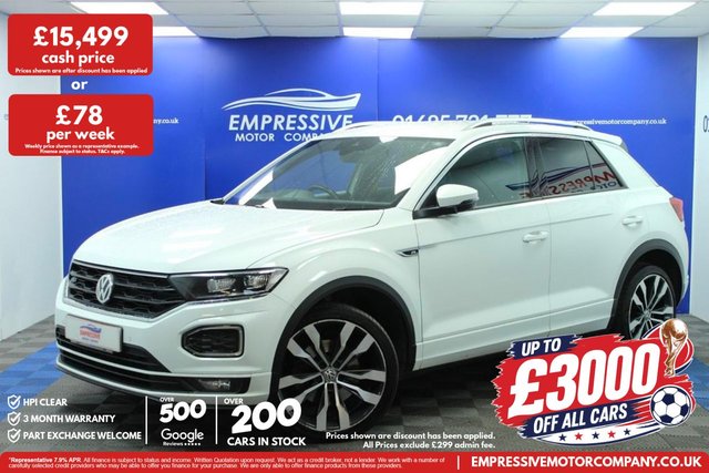 View our Volkswagen T-Roc 1.6 TDI R-Line SUV 5dr Diesel Manual Euro 6 (s/s) (115 ps)