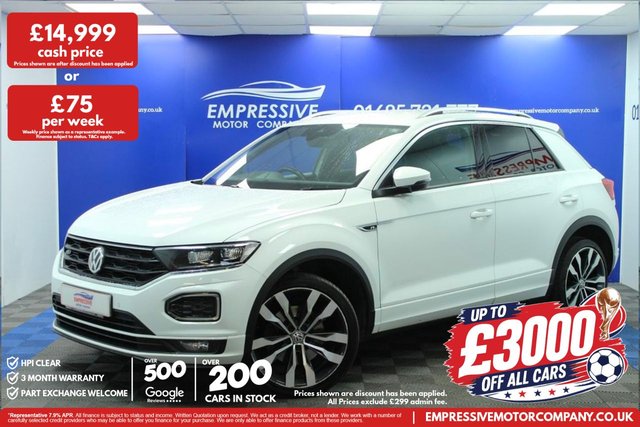 View our Volkswagen T-Roc 1.6 TDI R-Line SUV 5dr Diesel Manual Euro 6 (s/s) (115 ps)
