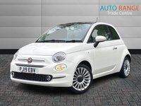 USED 2019 19 FIAT 500 1.2 Lounge Hatchback 3dr Petrol Manual Euro 6 (s/s) (69 bhp) low miles! nice example! ulez! desirable small hatch!