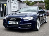 USED 2013 13 AUDI A5 1.8 TFSI Black Edition Coupe 2dr Petrol Manual Euro 6 (s/s) (170 ps) 