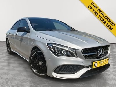2017 C MERCEDES-BENZ CLA 2.1 CLA220d AMG Line Coupe 4dr Diesel 7G-DCT Euro 6 (s/s) (177 ps) Pan Roof, Heated Seats