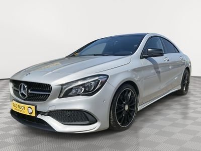 USED 2017 C MERCEDES-BENZ CLA 2.1 CLA220d AMG Line Coupe 4dr Diesel 7G-DCT Euro 6 (s/s) (177 ps) Pan Roof, Heated Seats