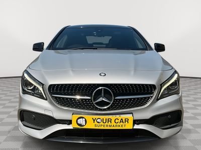USED 2017 C MERCEDES-BENZ CLA 2.1 CLA220d AMG Line Coupe 4dr Diesel 7G-DCT Euro 6 (s/s) (177 ps) Pan Roof, Heated Seats
