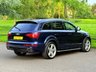 USED 2013 63 AUDI Q7 3.0 TDI V6 S LINE PLUS QUATTRO PANORAMIC ROOF SAT NAV CAMERA STEPS LEATHER LED DAYLIGHTS SUV 245 BHP (S/S)  SAT NAV~CAMERA~LEATHER~SIDE STEPS