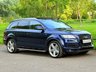 USED 2013 63 AUDI Q7 3.0 TDI V6 S LINE PLUS QUATTRO PANORAMIC ROOF SAT NAV CAMERA STEPS LEATHER LED DAYLIGHTS SUV 245 BHP (S/S)  SAT NAV~CAMERA~LEATHER~SIDE STEPS