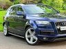 USED 2013 63 AUDI Q7 3.0 TDI V6 S LINE PLUS QUATTRO PANORAMIC ROOF SAT NAV CAMERA STEPS LEATHER LED DAYLIGHTS SUV 245 BHP (S/S)  SAT NAV~CAMERA~LEATHER~SIDE STEPS