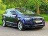 USED 2013 63 AUDI Q7 3.0 TDI V6 S LINE PLUS QUATTRO PANORAMIC ROOF SAT NAV CAMERA STEPS LEATHER LED DAYLIGHTS SUV 245 BHP (S/S)  SAT NAV~CAMERA~LEATHER~SIDE STEPS