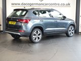 USED 2019 68 SEAT ATECA 1.5 TSI EVO SE Technology SUV 5dr Petrol Manual Euro 6 (s/s) (150 ps) SATELLITE NAVIGATION + APPLE CARPLAY / ANDROID AUTO + TOUCH SCREEN MEDIA DISPLAY + BLUETOOTH PHONE AND MEDIA CONNECTIVITY + DAB DIGITAL RADIO + AUTOMATIC LED HEADLIGHTS + APPS CONTROL + MIRROR LINK + LEATHER MULTI FUNCTIONAL STEERING WHEEL + FRONT AND REAR PARKING SENSORS + CRUISE CONTROL + VOICE COMMAND + AUTOMATIC WIPERS WITH RAIN SENSOR + LED DAY TIME RUNNING LIGHTS + ECO STOP START SYSTEM + DUAL ZONE CLIMATE CONTROL + AIR CONDITIONING + ELECTRIC HEATED DOOR MIRRORS + ELECTRIC WINDOWS