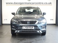 USED 2019 68 SEAT ATECA 1.5 TSI EVO SE Technology SUV 5dr Petrol Manual Euro 6 (s/s) (150 ps) SATELLITE NAVIGATION + APPLE CARPLAY / ANDROID AUTO + TOUCH SCREEN MEDIA DISPLAY + BLUETOOTH PHONE AND MEDIA CONNECTIVITY + DAB DIGITAL RADIO + AUTOMATIC LED HEADLIGHTS + APPS CONTROL + MIRROR LINK + LEATHER MULTI FUNCTIONAL STEERING WHEEL + FRONT AND REAR PARKING SENSORS + CRUISE CONTROL + VOICE COMMAND + AUTOMATIC WIPERS WITH RAIN SENSOR + LED DAY TIME RUNNING LIGHTS + ECO STOP START SYSTEM + DUAL ZONE CLIMATE CONTROL + AIR CONDITIONING + ELECTRIC HEATED DOOR MIRRORS + ELECTRIC WINDOWS