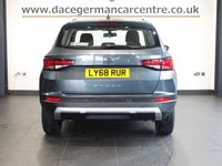 USED 2019 68 SEAT ATECA 1.5 TSI EVO SE Technology SUV 5dr Petrol Manual Euro 6 (s/s) (150 ps) SATELLITE NAVIGATION + APPLE CARPLAY / ANDROID AUTO + TOUCH SCREEN MEDIA DISPLAY + BLUETOOTH PHONE AND MEDIA CONNECTIVITY + DAB DIGITAL RADIO + AUTOMATIC LED HEADLIGHTS + APPS CONTROL + MIRROR LINK + LEATHER MULTI FUNCTIONAL STEERING WHEEL + FRONT AND REAR PARKING SENSORS + CRUISE CONTROL + VOICE COMMAND + AUTOMATIC WIPERS WITH RAIN SENSOR + LED DAY TIME RUNNING LIGHTS + ECO STOP START SYSTEM + DUAL ZONE CLIMATE CONTROL + AIR CONDITIONING + ELECTRIC HEATED DOOR MIRRORS + ELECTRIC WINDOWS