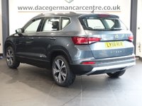 USED 2019 68 SEAT ATECA 1.5 TSI EVO SE Technology SUV 5dr Petrol Manual Euro 6 (s/s) (150 ps) SATELLITE NAVIGATION + APPLE CARPLAY / ANDROID AUTO + TOUCH SCREEN MEDIA DISPLAY + BLUETOOTH PHONE AND MEDIA CONNECTIVITY + DAB DIGITAL RADIO + AUTOMATIC LED HEADLIGHTS + APPS CONTROL + MIRROR LINK + LEATHER MULTI FUNCTIONAL STEERING WHEEL + FRONT AND REAR PARKING SENSORS + CRUISE CONTROL + VOICE COMMAND + AUTOMATIC WIPERS WITH RAIN SENSOR + LED DAY TIME RUNNING LIGHTS + ECO STOP START SYSTEM + DUAL ZONE CLIMATE CONTROL + AIR CONDITIONING + ELECTRIC HEATED DOOR MIRRORS + ELECTRIC WINDOWS