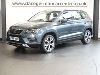 USED 2019 68 SEAT ATECA 1.5 TSI EVO SE Technology SUV 5dr Petrol Manual Euro 6 (s/s) (150 ps) SATELLITE NAVIGATION + APPLE CARPLAY / ANDROID AUTO + TOUCH SCREEN MEDIA DISPLAY + BLUETOOTH PHONE AND MEDIA CONNECTIVITY + DAB DIGITAL RADIO + AUTOMATIC LED HEADLIGHTS + APPS CONTROL + MIRROR LINK + LEATHER MULTI FUNCTIONAL STEERING WHEEL + FRONT AND REAR PARKING SENSORS + CRUISE CONTROL + VOICE COMMAND + AUTOMATIC WIPERS WITH RAIN SENSOR + LED DAY TIME RUNNING LIGHTS + ECO STOP START SYSTEM + DUAL ZONE CLIMATE CONTROL + AIR CONDITIONING + ELECTRIC HEATED DOOR MIRRORS + ELECTRIC WINDOWS