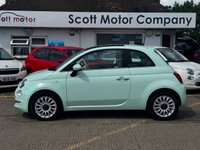 USED 2016 66 FIAT 500 1.2 Lounge Hatchback 3dr Petrol Manual Euro 6 (s/s) (69 bhp) Panoramic fixed glass roof, Only 44,734 miles, 8 services
