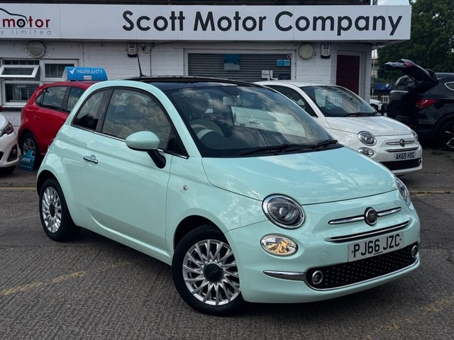 View our Fiat 500 1.2 Lounge Hatchback 3dr Petrol Manual Euro 6 (s/s) (69 bhp)