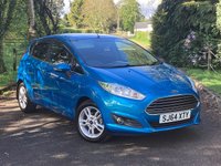 USED 2014 64 FORD FIESTA 1.0T EcoBoost Zetec Hatchback 5dr Petrol Powershift Euro 5 (100 ps) *AUTOMATIC* *ONLY 33129 Miles!!* *FULL SERVICE HISTORY*