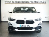 USED 2018 68 BMW X2 2.0 18d Sport SUV 5dr Diesel Manual sDrive Euro 6 (s/s) (150 ps) GREAT LOOKING BMW SUV - COMES WITH A FULL SERVICE HISTORY + SATELLITE NAVIGATION + DAB DIGITAL RADIO + BLUETOOTH PHONE CONNECTIVITY AND MEDIA STREAMING + APPS CONTROL + DUAL ZONE CLIMATE CONTROL + AIR CONDITIONING + CRUISE CONTROL + LANE ASSIST + IN CAR ENTERTAINMENT WITH MEDIA MEDIA DISPLAY + AUTOMATIC HEADLIGHTS + 18 INCH ALLOY WHEELS + PARKING SENSORS + AUTOMATIC WIPERS WITH RAIN SENSORS + SELECTABLE DRIVING MODES + LED DAY TIME RUNNING LIGHTS + LEATHER MULTIFUNCTIONAL STEERING WHEEL
