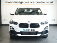 USED 2018 68 BMW X2 2.0 18d Sport SUV 5dr Diesel Manual sDrive Euro 6 (s/s) (150 ps) GREAT LOOKING BMW SUV - COMES WITH A FULL SERVICE HISTORY + SATELLITE NAVIGATION + DAB DIGITAL RADIO + BLUETOOTH PHONE CONNECTIVITY AND MEDIA STREAMING + APPS CONTROL + DUAL ZONE CLIMATE CONTROL + AIR CONDITIONING + CRUISE CONTROL + LANE ASSIST + IN CAR ENTERTAINMENT WITH MEDIA MEDIA DISPLAY + AUTOMATIC HEADLIGHTS + 18 INCH ALLOY WHEELS + PARKING SENSORS + AUTOMATIC WIPERS WITH RAIN SENSORS + SELECTABLE DRIVING MODES + LED DAY TIME RUNNING LIGHTS + LEATHER MULTIFUNCTIONAL STEERING WHEEL