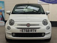 USED 2018 68 FIAT 500 1.2 Lounge Hatchback 3 Door Panoramic Petrol Manual Euro 6 (s/s) (69 bhp) APPLE CAR PLAY REAR PARK ASSIST
