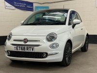USED 2018 68 FIAT 500 1.2 Lounge Hatchback 3 Door Panoramic Petrol Manual Euro 6 (s/s) (69 bhp) APPLE CAR PLAY REAR PARK ASSIST