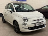 USED 2018 68 FIAT 500 1.2 Lounge Hatchback 3 Door Panoramic Petrol Manual Euro 6 (s/s) (69 bhp) APPLE CAR PLAY REAR PARK ASSIST