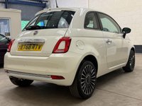 USED 2018 68 FIAT 500 1.2 Lounge Hatchback 3 Door Panoramic Petrol Manual Euro 6 (s/s) (69 bhp) APPLE CAR PLAY REAR PARK ASSIST
