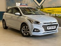 USED 2020 70 HYUNDAI I20 1.2 SE Launch Edition Hatchback 5dr Petrol Manual Euro 6 in Grey +BLUETOOTH+REVERSE CAM+SENSORS