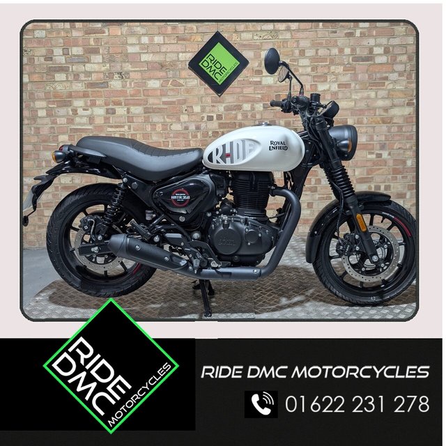 View our Royal Enfield Hunter 350 2023. VERY LOW MILES. SERVICED. LOVELY BIKE