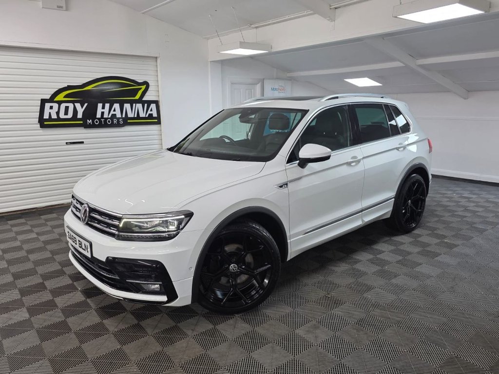 USED 2019 69 VOLKSWAGEN TIGUAN 2.0 TDI R-Line Tech SUV 5dr Diesel DSG 4Motion Euro 6 (s/s) (190 ps) Cruise control - Bluetooth