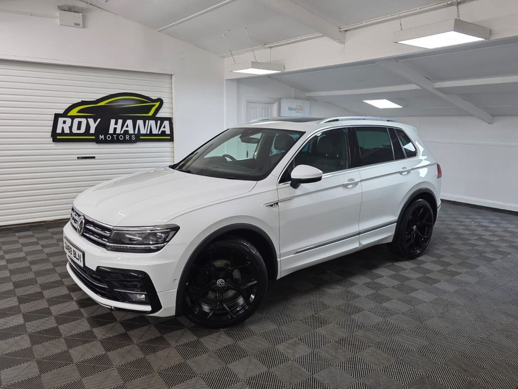 USED 2019 69 VOLKSWAGEN TIGUAN 2.0 TDI R-Line Tech SUV 5dr Diesel DSG 4Motion Euro 6 (s/s) (190 ps) Cruise control - Bluetooth