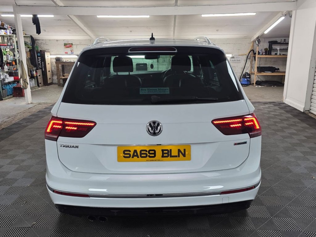 USED 2019 69 VOLKSWAGEN TIGUAN 2.0 TDI R-Line Tech SUV 5dr Diesel DSG 4Motion Euro 6 (s/s) (190 ps) Cruise control - Bluetooth