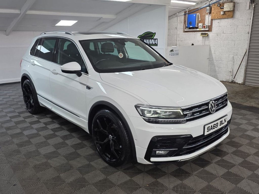 USED 2019 69 VOLKSWAGEN TIGUAN 2.0 TDI R-Line Tech SUV 5dr Diesel DSG 4Motion Euro 6 (s/s) (190 ps) Cruise control - Bluetooth