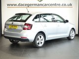 USED 2018 68 SKODA RAPID SPACEBACK 1.0 TSI SE Tech Hatchback 5dr Petrol Manual Euro 6 (s/s) (95 ps) FULL SERVICE HISTORY + BLUETOOTH PHONE AND MEDIA CONNECTIVITY + AIR CONDITIONED CLIMATE CONTROL + DAB DIGITAL RADIO + IN CAR ENTERTAINMENT WITH MEDIA DISPLAY + PARKING SENSORS + DAYTIME RUNNING LIGHTS + CRUISE CONTROL + MULTIFUNCTIONAL STEERING WHEEL + HILL HOLD START ASSIST + ELECTRIC DOOR MIRRORS + FRONT AND REAR ELECTRIC WINDOWS + 15 INCH ALLOY WHEELS + 60/40 SPLIT FOLDING REAR SEATS.....