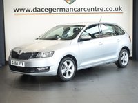 USED 2018 68 SKODA RAPID SPACEBACK 1.0 TSI SE Tech Hatchback 5dr Petrol Manual Euro 6 (s/s) (95 ps) FULL SERVICE HISTORY + BLUETOOTH PHONE AND MEDIA CONNECTIVITY + AIR CONDITIONED CLIMATE CONTROL + DAB DIGITAL RADIO + IN CAR ENTERTAINMENT WITH MEDIA DISPLAY + PARKING SENSORS + DAYTIME RUNNING LIGHTS + CRUISE CONTROL + MULTIFUNCTIONAL STEERING WHEEL + HILL HOLD START ASSIST + ELECTRIC DOOR MIRRORS + FRONT AND REAR ELECTRIC WINDOWS + 15 INCH ALLOY WHEELS + 60/40 SPLIT FOLDING REAR SEATS.....