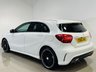 USED 2016 16 MERCEDES-BENZ A-CLASS 2.1 A200d AMG Line Hatchback 5dr Diesel Manual Euro 6 (s/s) (136 ps) Cirrus White | Alcantara Interior | Night Pack | Sat Nav/Bluetooth | Privacy Glass | AMG Wheels | ULEZ OK | Low Annual Road Tax