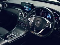 USED 2014 64 MERCEDES-BENZ C-CLASS 2.0 C200 AMG Line Saloon 4dr Petrol 7G-Tronic+ Euro 6 (s/s) (184 ps) Diamond White | Black Leather | Burmester Audio | Panoramic Roof | Full Service History | ULEZ OK