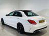 USED 2014 64 MERCEDES-BENZ C-CLASS 2.0 C200 AMG Line Saloon 4dr Petrol 7G-Tronic+ Euro 6 (s/s) (184 ps) Diamond White | Black Leather | Burmester Audio | Panoramic Roof | Full Service History | ULEZ OK