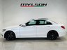 USED 2014 64 MERCEDES-BENZ C-CLASS 2.0 C200 AMG Line Saloon 4dr Petrol 7G-Tronic+ Euro 6 (s/s) (184 ps) Diamond White | Black Leather | Burmester Audio | Panoramic Roof | Full Service History | ULEZ OK