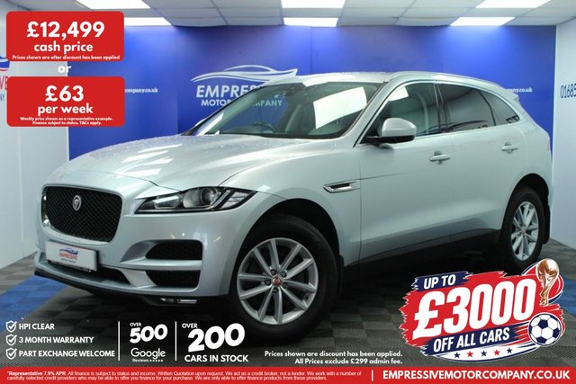 View our Jaguar F-Pace 2.0 D180 Prestige SUV 5dr Diesel Auto AWD Euro 6 (s/s) (180 ps)