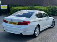 USED 2017 17 BMW 5 SERIES 2.0 520d SE Saloon 4dr Diesel Auto Euro 6 (s/s) (190 ps) ULEZ+1FO+FSH+NAV+CAMERA+LTHR