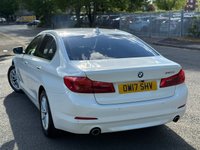 USED 2017 17 BMW 5 SERIES 2.0 520d SE Saloon 4dr Diesel Auto Euro 6 (s/s) (190 ps) ULEZ+1FO+FSH+NAV+CAMERA+LTHR