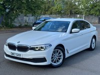 USED 2017 17 BMW 5 SERIES 2.0 520d SE Saloon 4dr Diesel Auto Euro 6 (s/s) (190 ps) ULEZ+1FO+FSH+NAV+CAMERA+LTHR