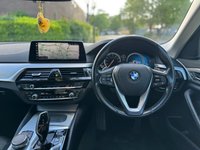 USED 2017 17 BMW 5 SERIES 2.0 520d SE Saloon 4dr Diesel Auto Euro 6 (s/s) (190 ps) ULEZ+1FO+FSH+NAV+CAMERA+LTHR